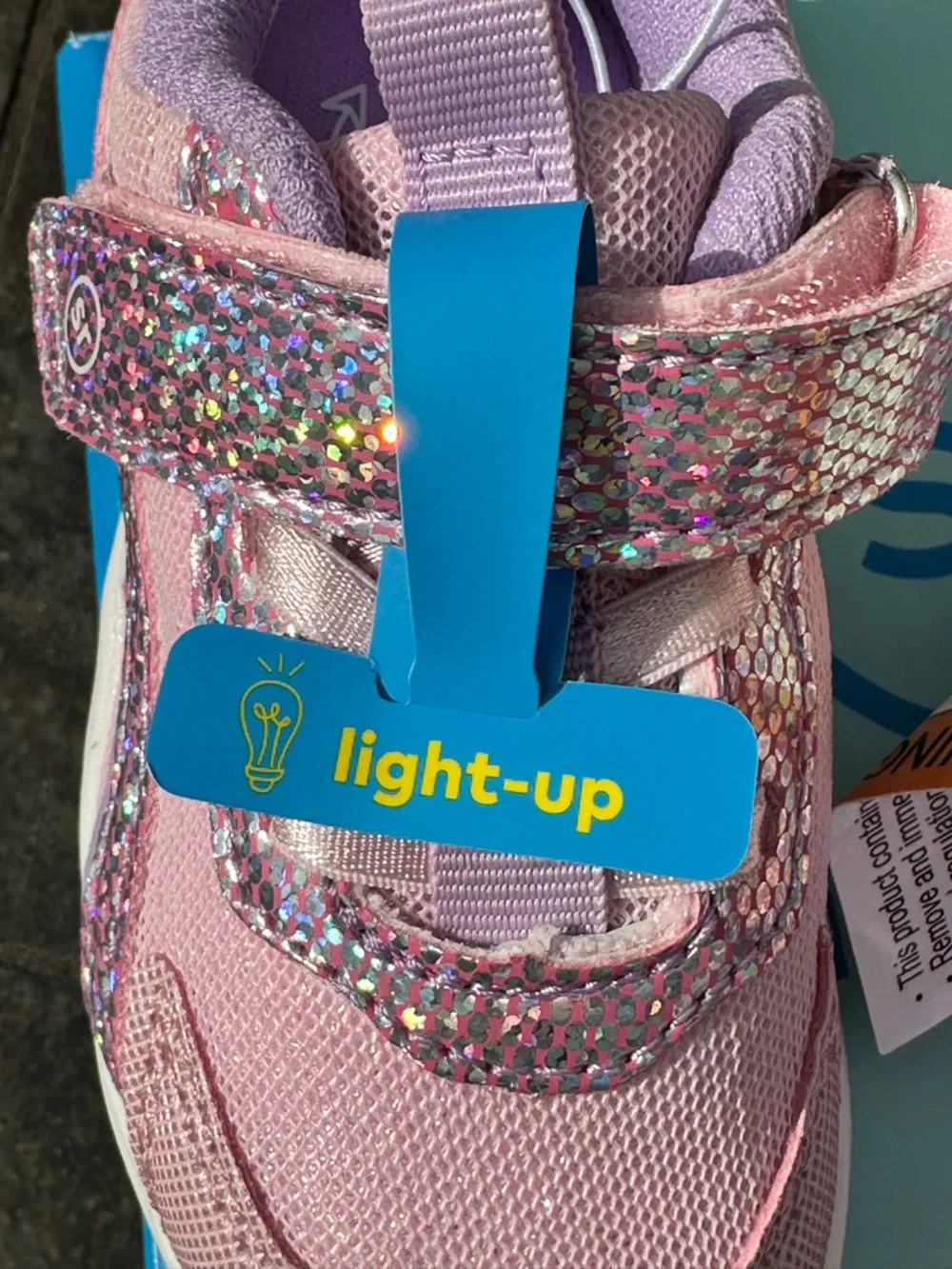 Stride Rite Little Kids Light Up Sneakers (Pink / Purple) - Toddler Youth 6K NEW